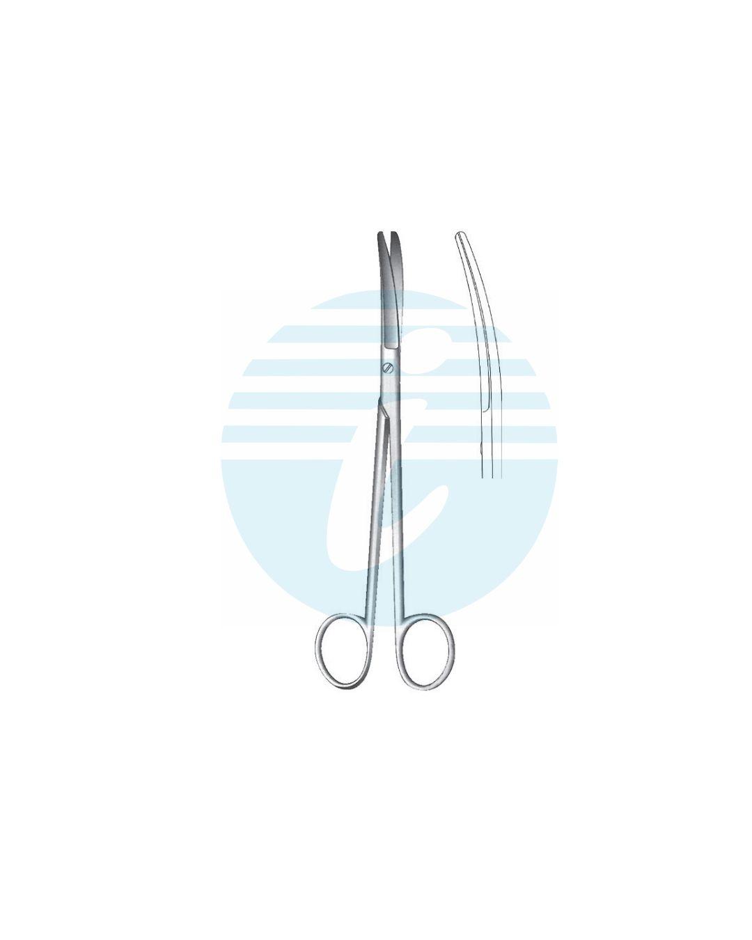 WERTHEIM OPERATING & GYNECOLOGY SCISSOR CURVED