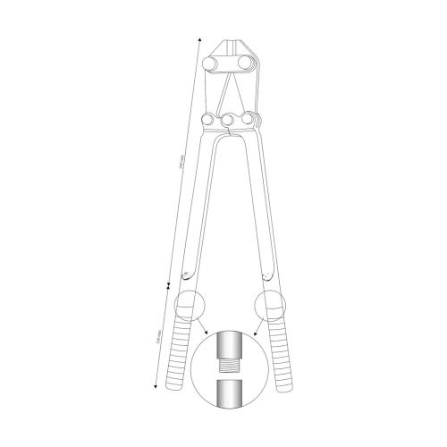 WIRE CUTTING PLIERS Cutter for cutting off wires head screws and pins