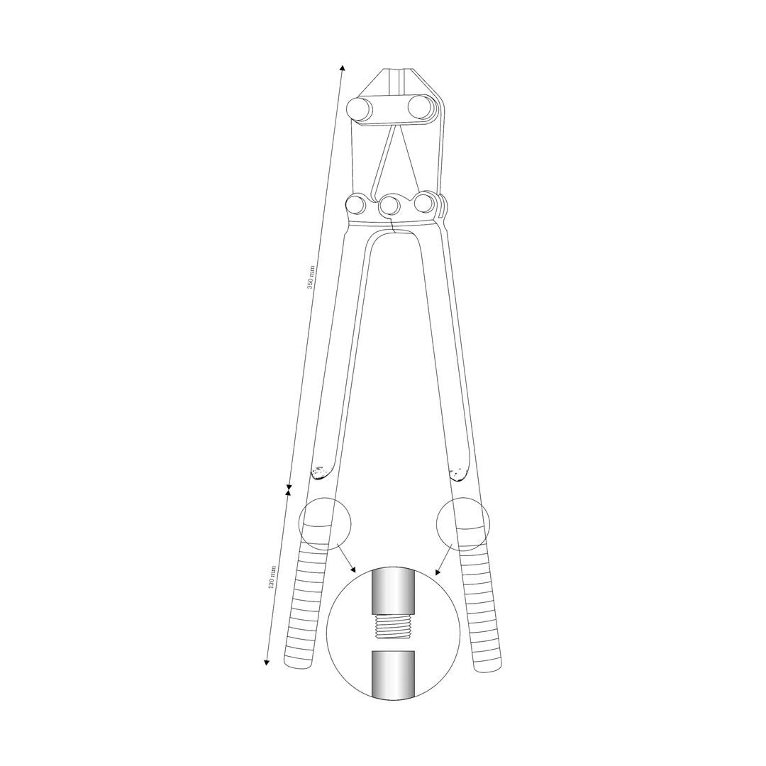 WIRE CUTTING PLIERS Cutter for cutting off wires head screws and pins