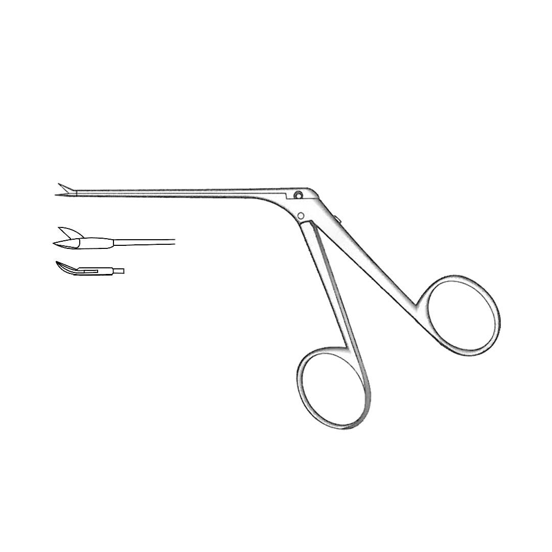 WULLSTEIN MICRO EAR SCISSORS Right black finish