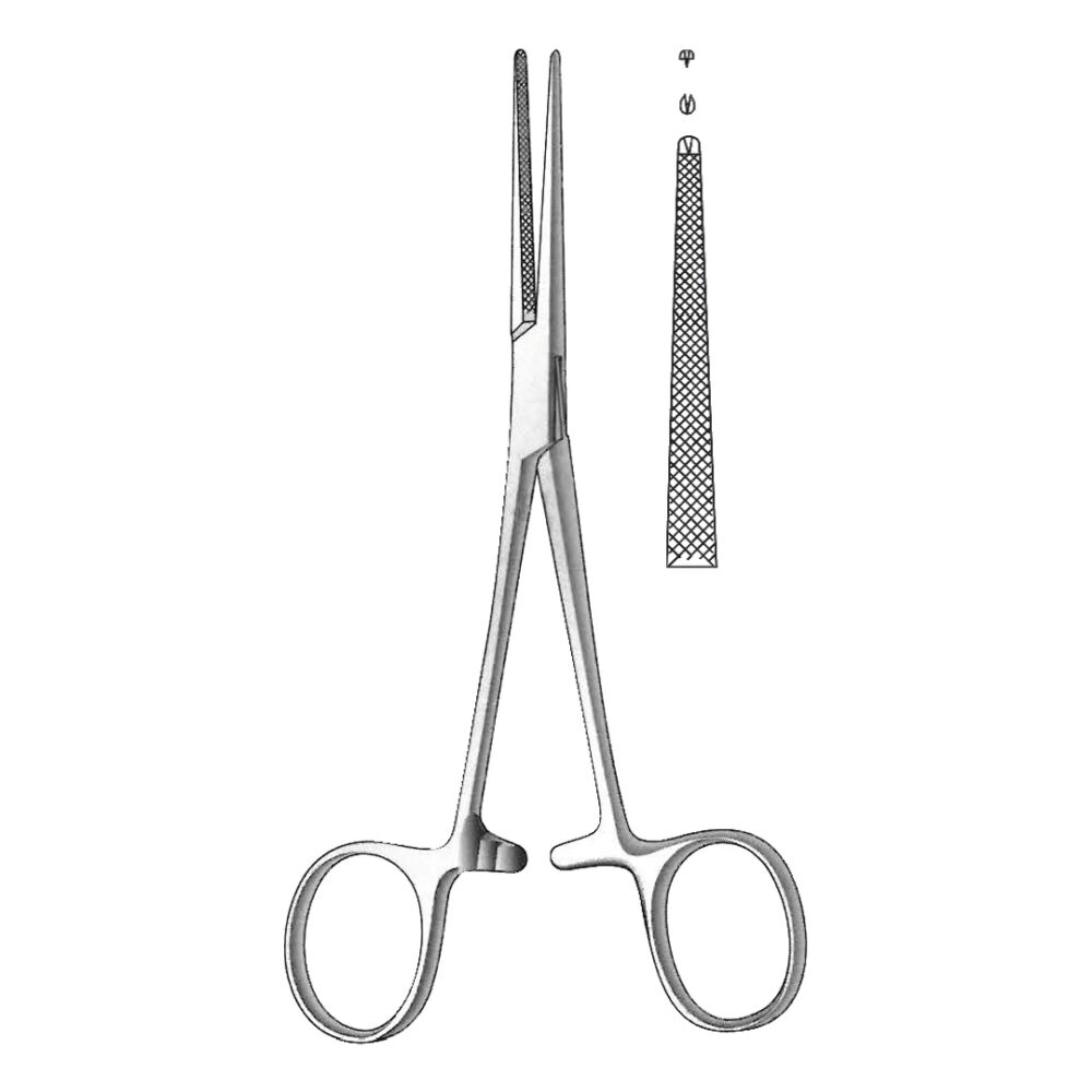 Dixon Lovelace Forceps, Straight, 1×2 Teeth 16cm