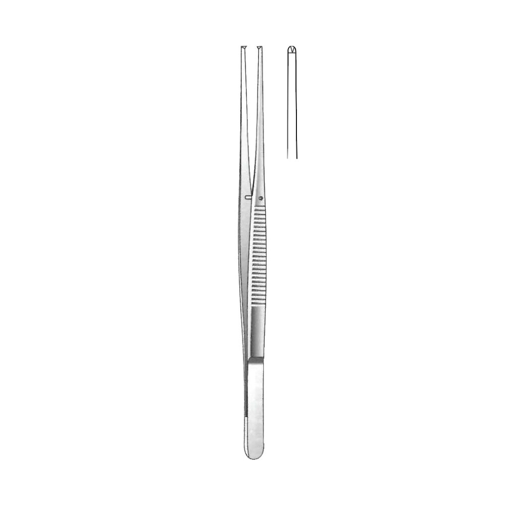 Semken Tissue Forceps, 1×2 Teeth 15cm