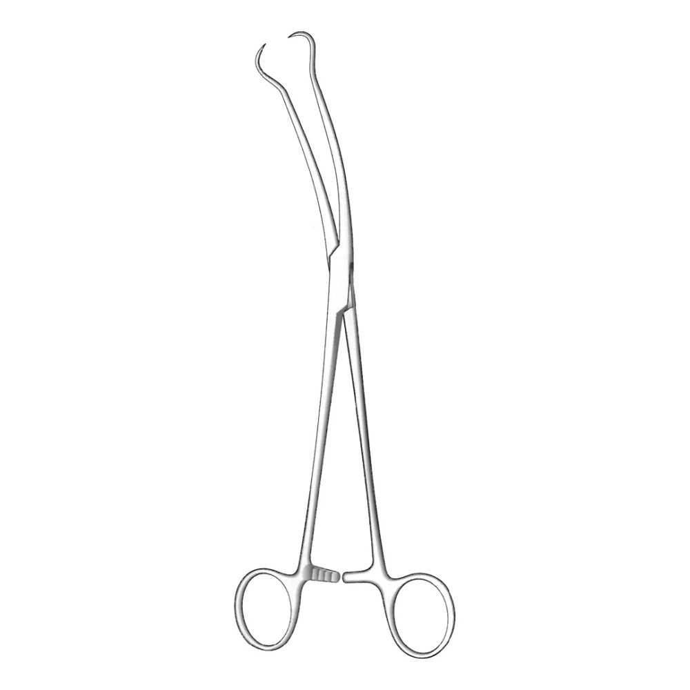 Skene Vulsellum Forceps, Curved Sideways 24cm