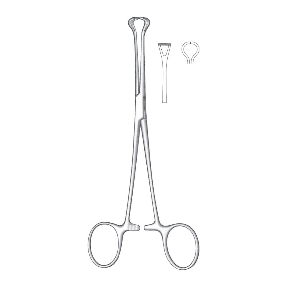 Babcock Tissue Forceps, Straight 20cm