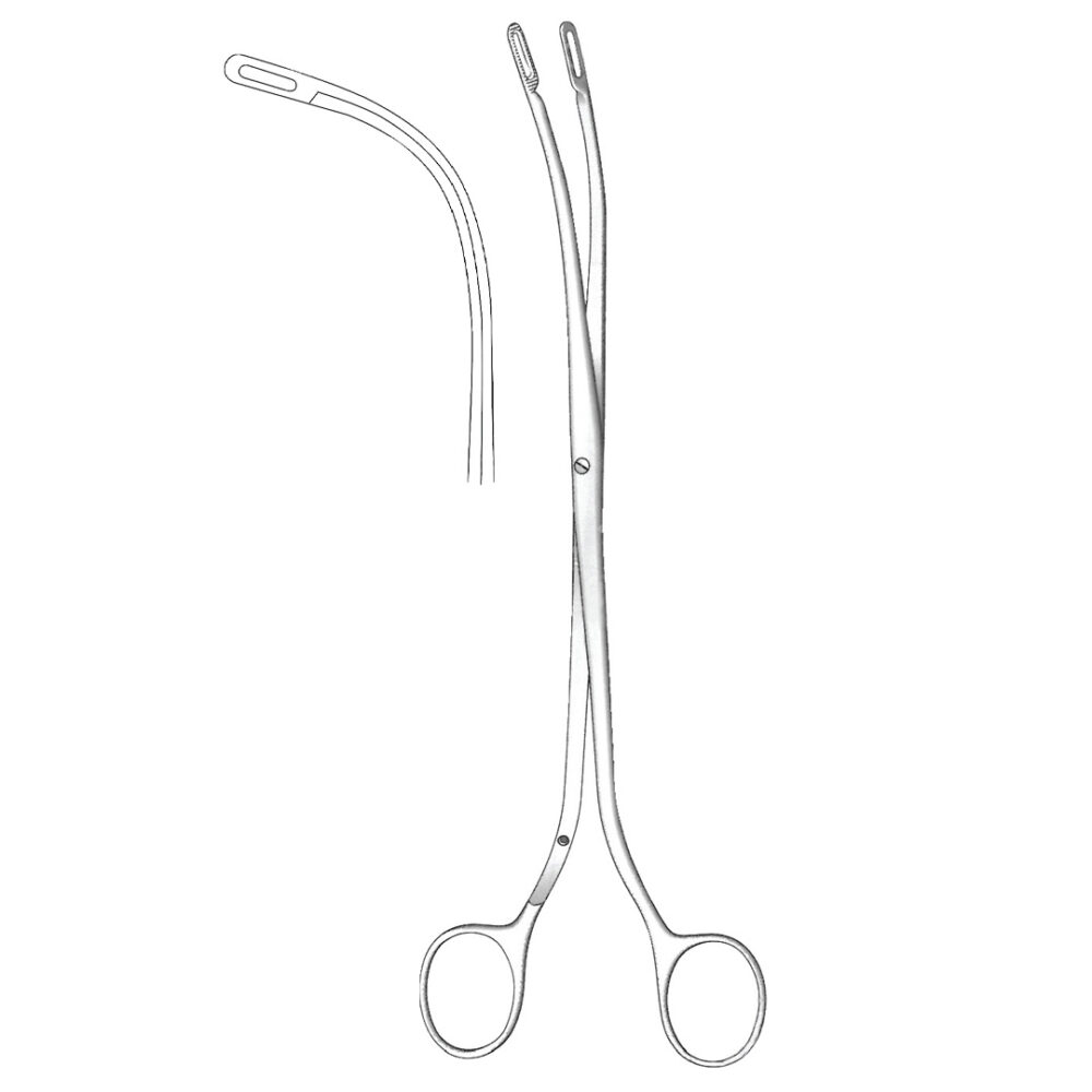 Randall Kidney Stone Forceps, 1/2 Curved 22cm