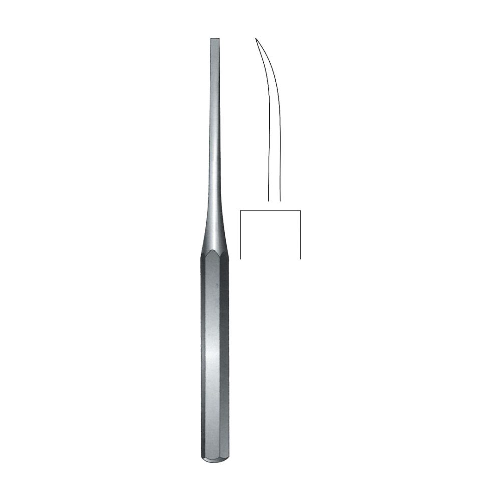 Hibbs Hilder Osteotome, Curved, 16mm 24cm