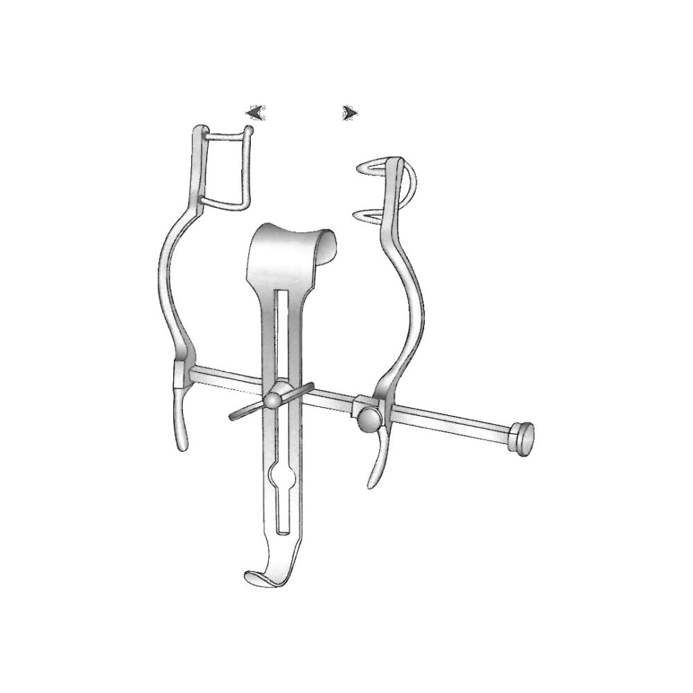 Balfour Baby Retractor, Center Blade 24x20mm