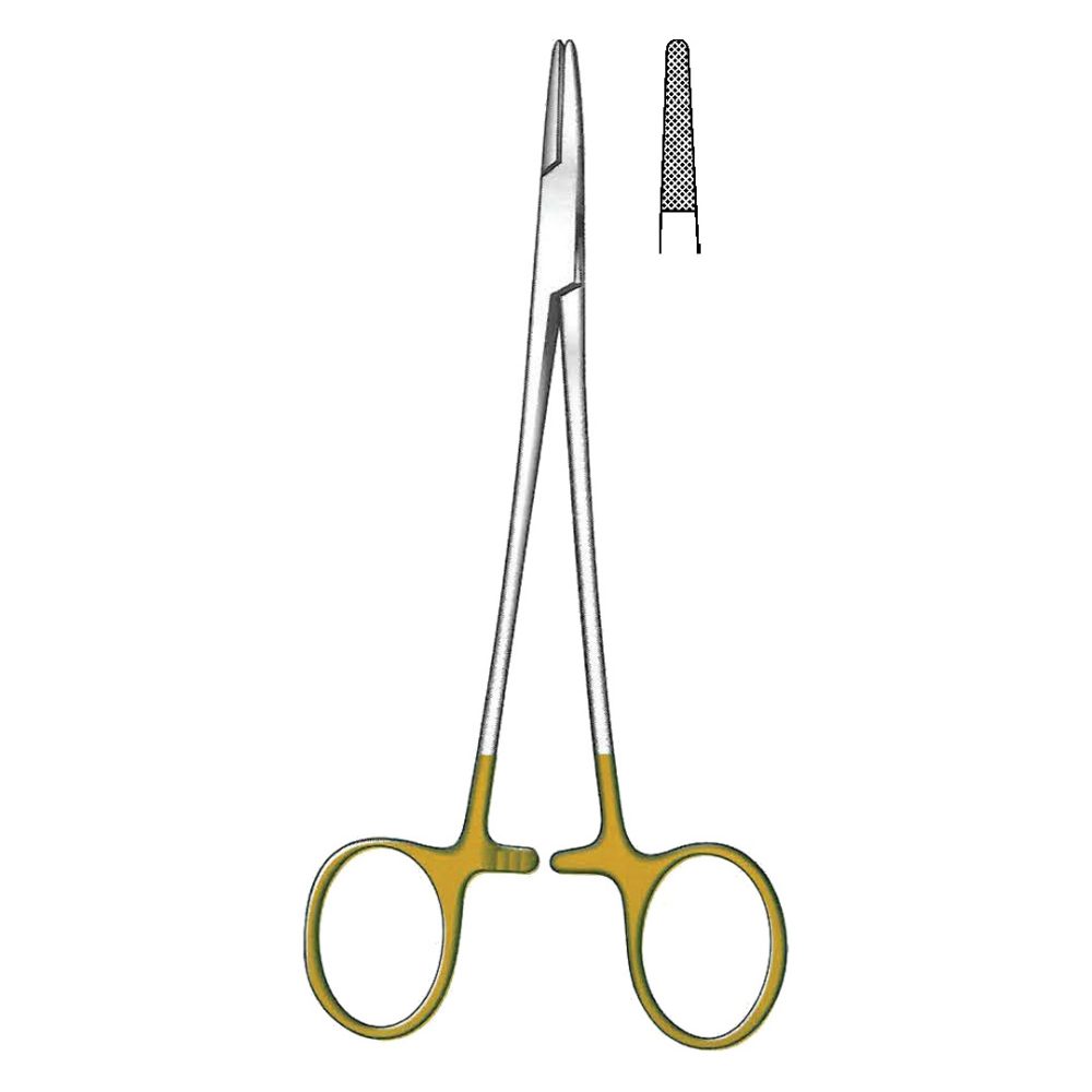 Crile Wood Needle Holder, TC Jaws 18cm