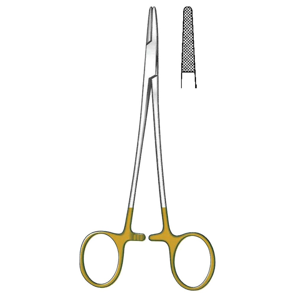 Crile Wood Needle Holder, TC Jaws 20cm