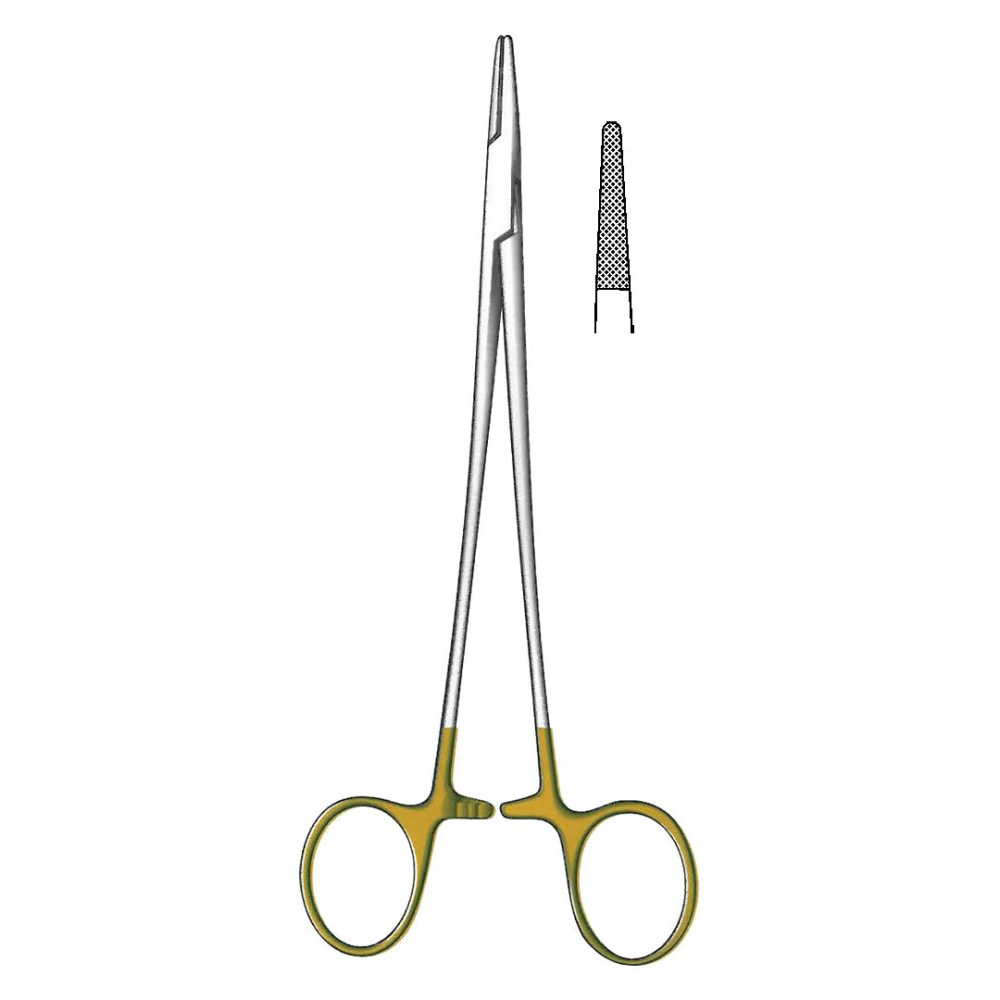 Debakey Needle Holder, TC Jaws 18cm