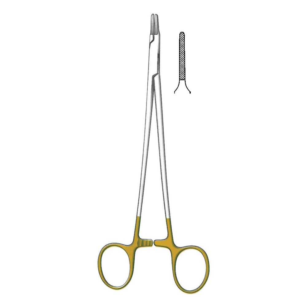 Ryder Debakey Needle Holder, TC Jaws 23cm