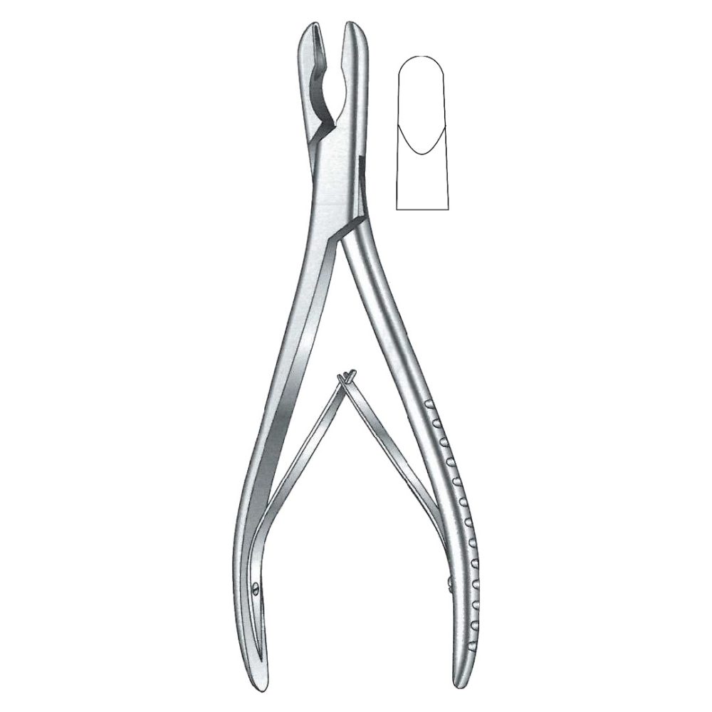 Luer Bone Rongeur Forceps, Straight 17cm