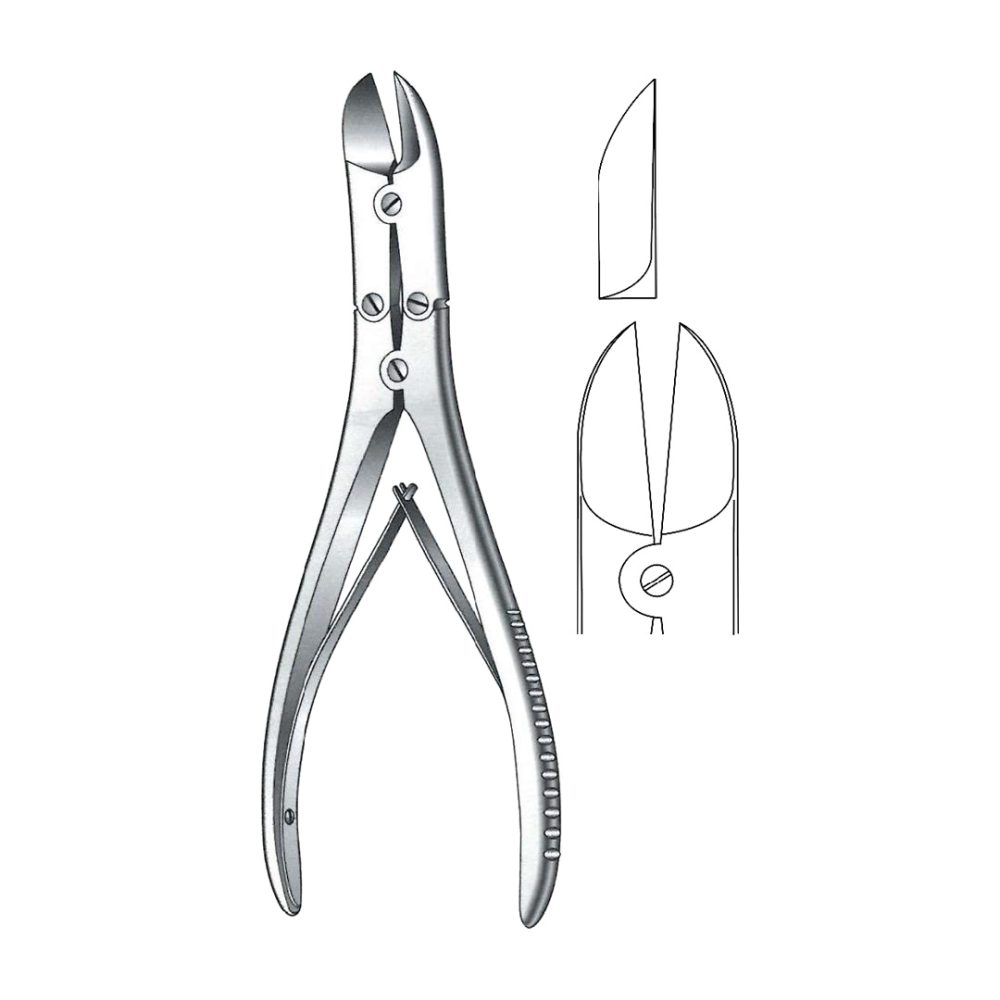 Ruskin Liston Bone Cutting Forceps, Straight 18.5cm