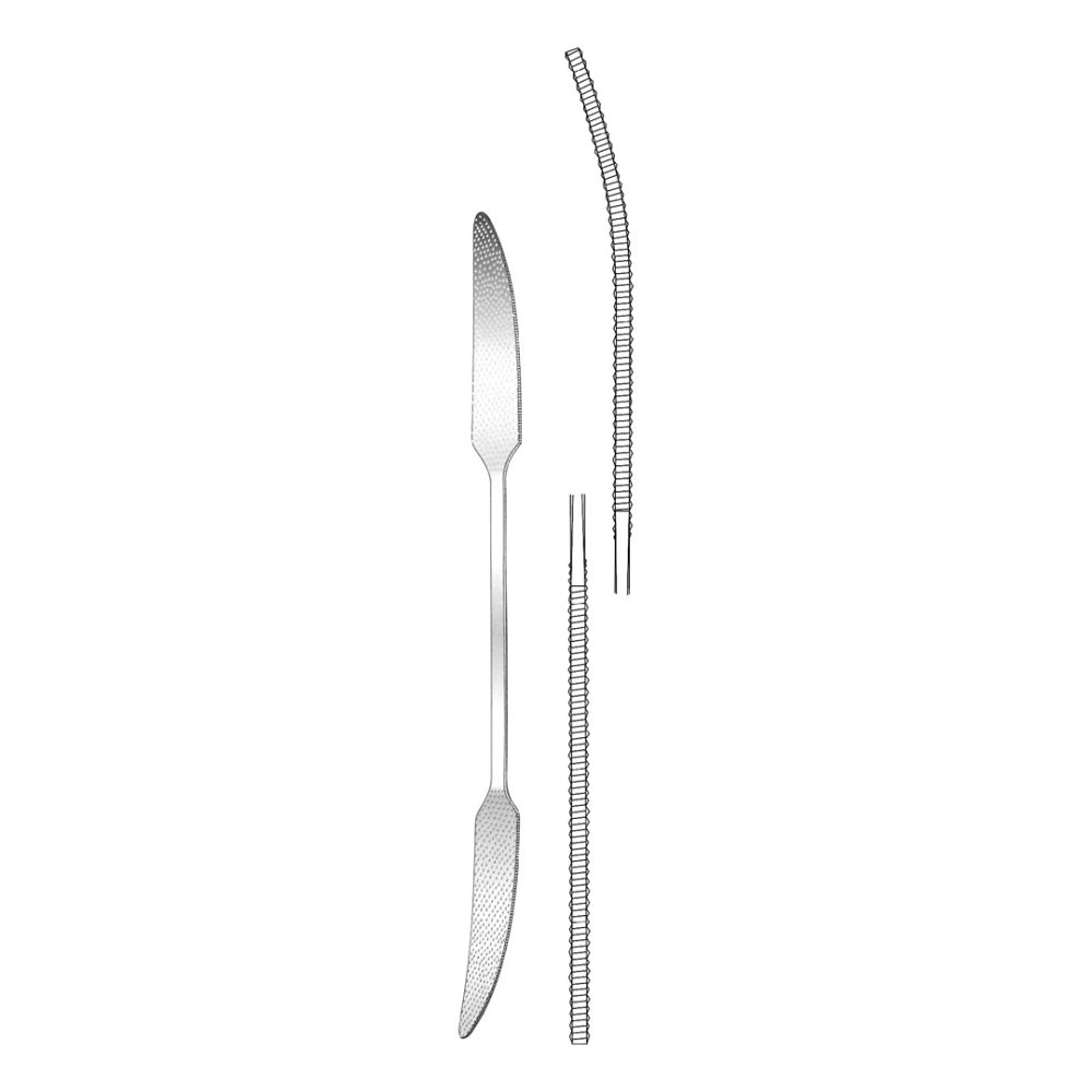 Putti Bone Rasp, Flat Ends 27cm