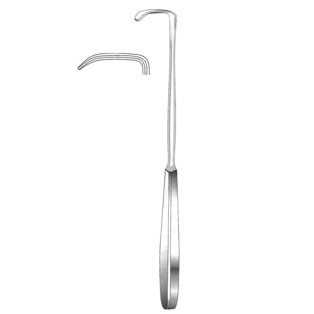 Langenbeck Retractor, Blade, 16x30mm 22cm