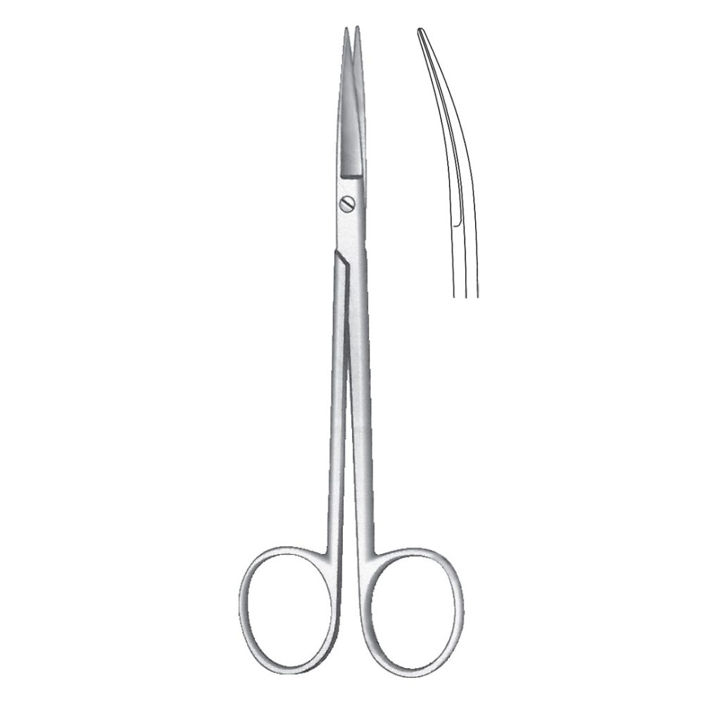 Joseph Nasal Scissors, Curved, S/S 14cm