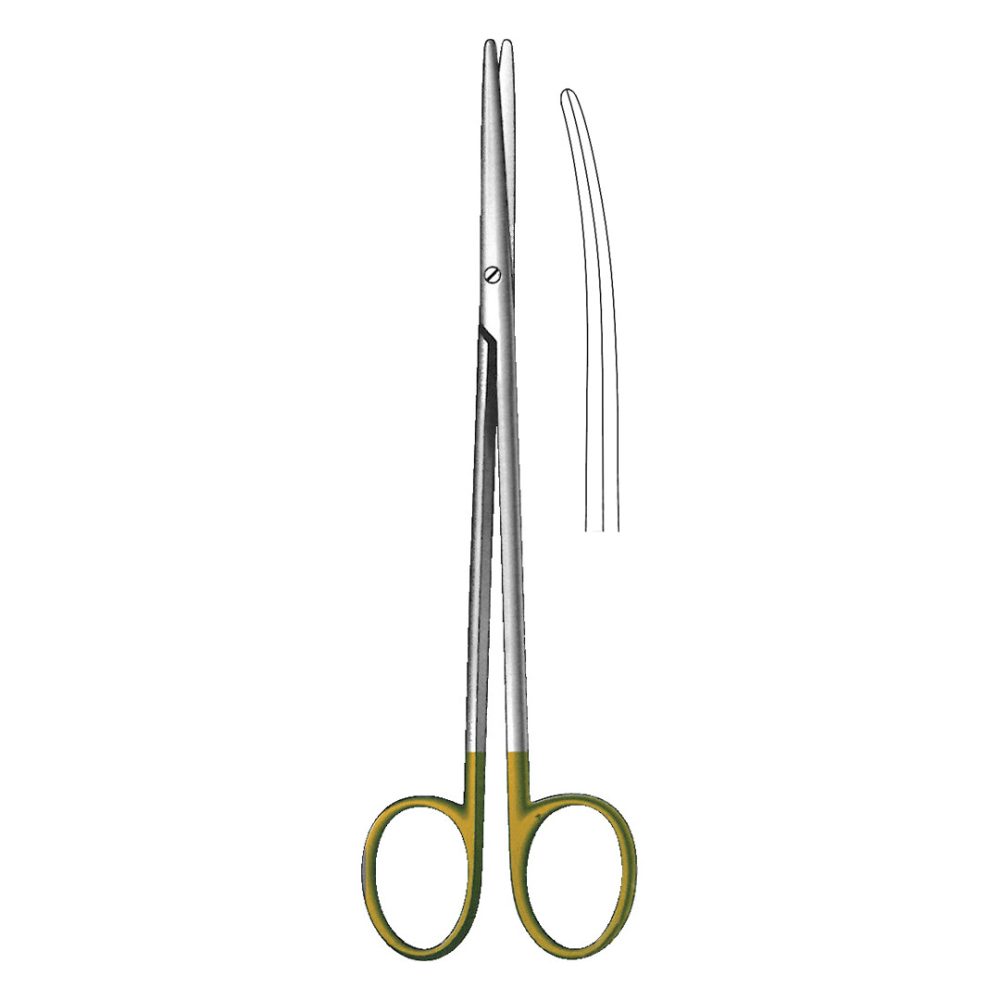 Metzenbaum Scissors, Curved, Delicate, TC  Blades 23cm