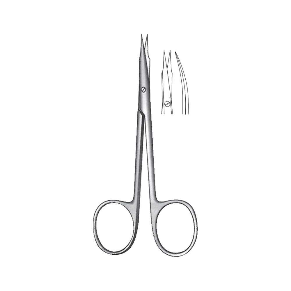 Steven Eye Suture (Gradle) Scissors, Slightly Curved 11cm