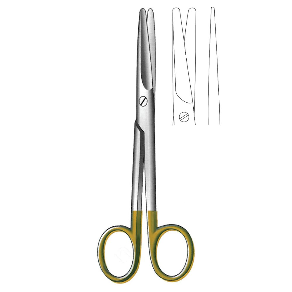 Mayo Dissecting Scissors, Straight, TC Blades 17cm