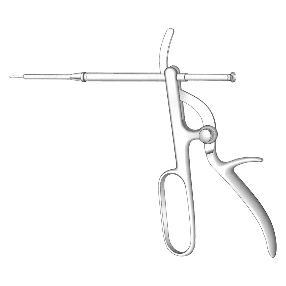 Tyding Automatic Ratchet Tonsil Snare With One Straight Tip