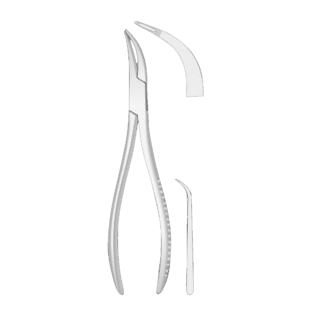 Root Fragment Forceps Lower roots, Universal 165mm