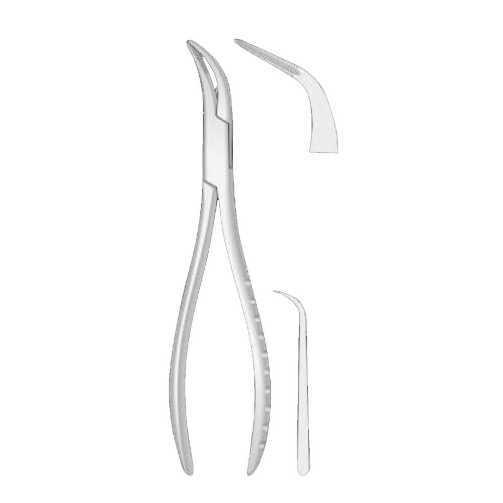 Root Fragment Forceps Lower roots, Universal 160mm