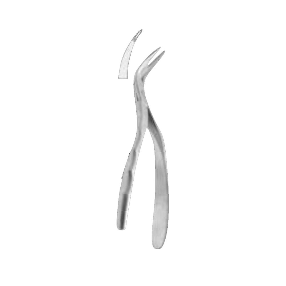 Root Fragment Forceps Lower roots, Universal 160mm