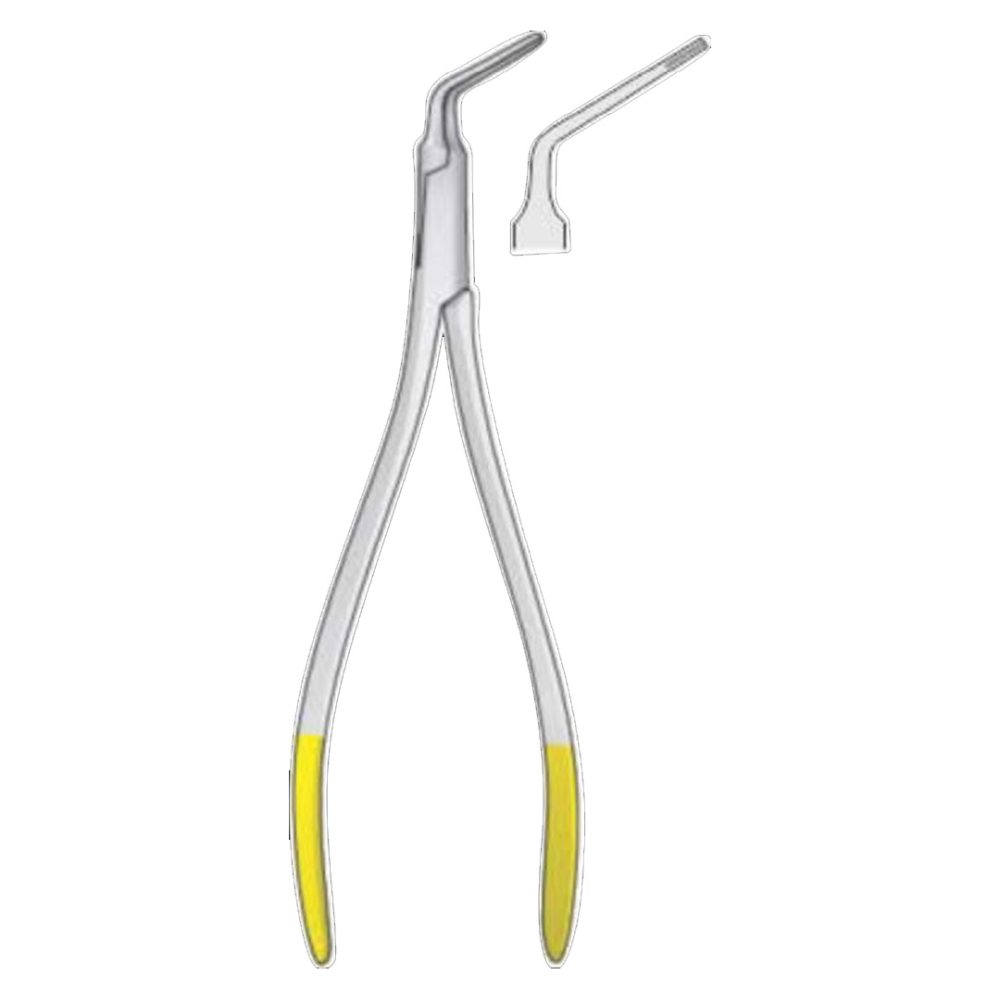 Root Fragment Forceps 130mm With Diamond