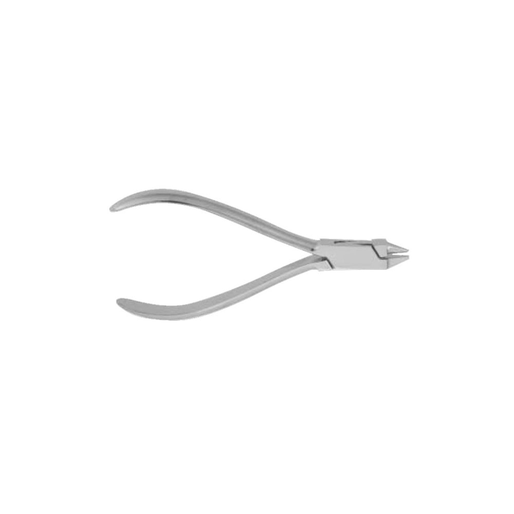 Adams Pliers for bending wire arches and bends right angles for wires up to .022″, .025 tip to beak. Lenth 125mm