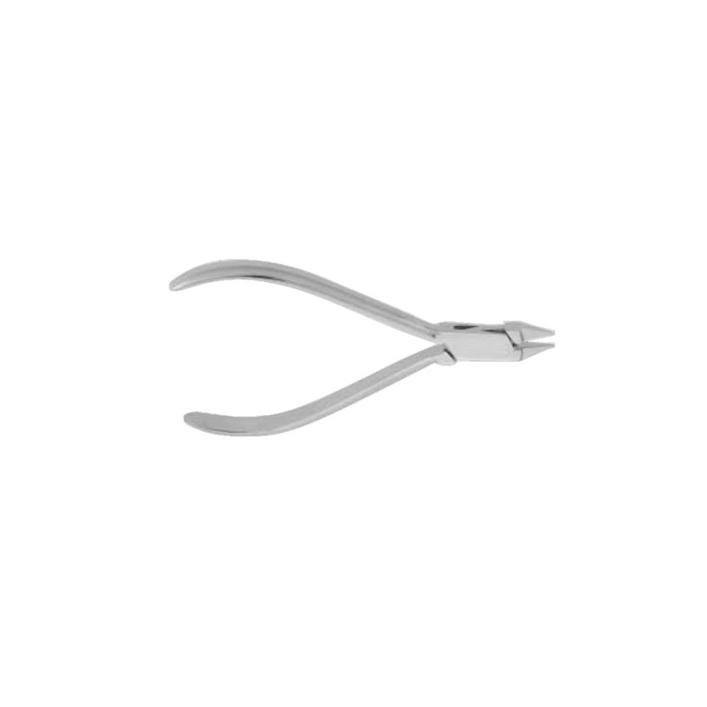 Adams Pliers for bending wire arches and bends right angles for wires up to .022″, .025 tip to beak. Lenth 125mm