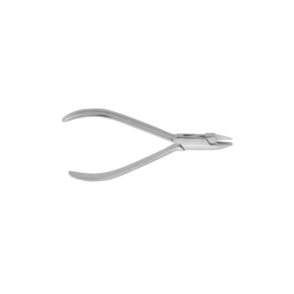 Aderer Plier, For the manufacturing of appliances and activation of wirs for wires up to .030″ fine tip and up to .036″ meam lip. Length 130mm